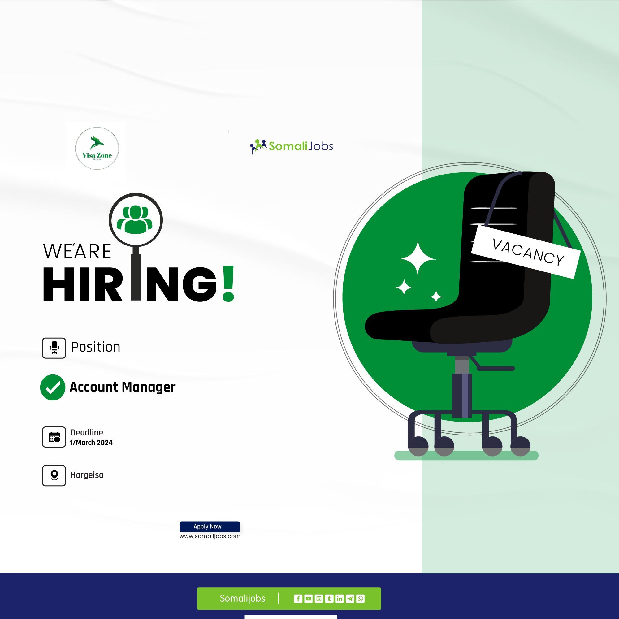 Kaaliyaha maamulaha/ Assistant Manager